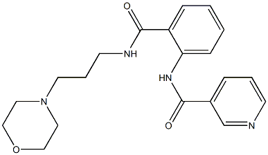 N-(2-{[3-(morpholin-4-yl)propyl]carbamoyl}phenyl)pyridine-3-carboxamide CAS#: 929844-53-1