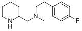 N-[2-(4-FLUOROPHENYL)ETHYL]-N-METHYL-2-PIPERIDINEMETHANAMINE CAS#: 933721-94-9