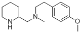 N-[2-(4-METHOXYPHENYL)ETHYL]-N-METHYL-2-PIPERIDINEMETHANAMINE CAS#: 933684-40-3