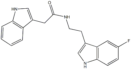 N-[2-(5-fluoro-1H-indol-3-yl)ethyl]-2-(1H-indol-3-yl)acetamide CAS#: 920430-43-9