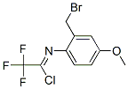N-[2-(BROMOMETHYL)-4-METHOXYPHENYL]-2,2,2-TRIFLUOROACETIMIDOYL CHLORIDE CAS#: 916974-26-0