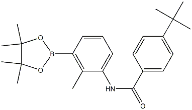 N-[2-Methyl-3-(4,4,5,5-tetraMethyl[1,3,2]dioxaborolan-2-yl)phenyl]-4-(tert-butyl)benzaMide CAS#: 910235-65-3