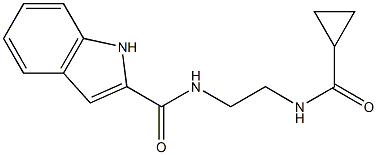 N-{2-[(cyclopropylcarbonyl)amino]ethyl}-1H-indole-2-carboxamide CAS#: 951982-29-9