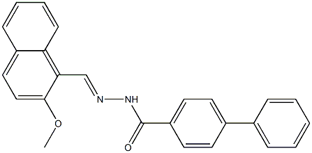 N'-[(2-methoxy-1-naphthyl)methylene]-4-biphenylcarbohydrazide CAS#: 921617-53-0