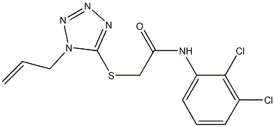 N-(2,3-dichlorophenyl)-2-{[1-(prop-2-en-1-yl)-1H-tetrazol-5-yl]sulfanyl}acetamide CAS#: 905769-95-1