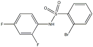 N-(2,4-Difluorophenyl) 2-bromobenzenesulfonamide CAS#: 941294-30-0