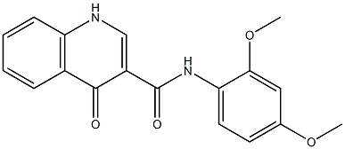 N-(2,4-dimethoxyphenyl)-4-oxo-1,4-dihydroquinoline-3-carboxamide CAS#: 946203-92-5