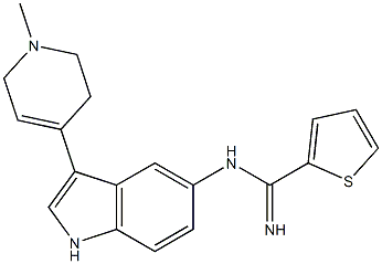 N-[3-(1,2,3,6-Tetrahydro-1-Methyl-4-pyridinyl)-1H-indol-5-yl]-2-thiophenecarboxiMidaMide CAS#: 915036-97-4