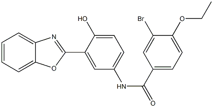 N-[3-(1,3-benzoxazol-2-yl)-4-hydroxyphenyl]-3-bromo-4-ethoxybenzamide CAS#: 951995-33-8