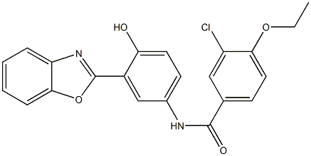 N-[3-(1,3-benzoxazol-2-yl)-4-hydroxyphenyl]-3-chloro-4-ethoxybenzamide CAS#: 951991-37-0