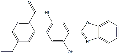 N-[3-(1,3-benzoxazol-2-yl)-4-hydroxyphenyl]-4-ethylbenzamide CAS#: 929967-63-5