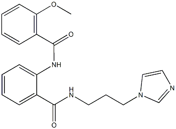 N-[3-(1H-imidazol-1-yl)propyl]-2-[(2-methoxybenzoyl)amino]benzamide CAS#: 947890-37-1