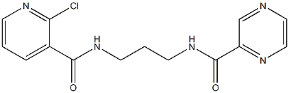 N-(3-{[(2-chloropyridin-3-yl)carbonyl]amino}propyl)pyrazine-2-carboxamide CAS#: 919719-72-5