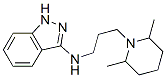 N-[3-(2,6-dimethyl-1-piperidyl)propyl]-1H-indazol-3-amine CAS#: 98459-18-8