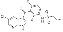 N-[3-[(5-Chloro-1H-pyrrolo[2,3-b]pyridin-3-yl)carbonyl]-2,4-difluorophenyl]-1-propanesulfonamide CAS#: 918505-84-7