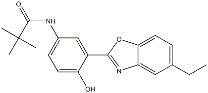 N-[3-(5-ethyl-1,3-benzoxazol-2-yl)-4-hydroxyphenyl]-2,2-dimethylpropanamide CAS#: 951994-17-5