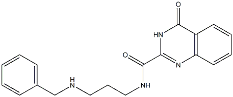 N-[3-(benzylamino)propyl]-4-oxo-3,4-dihydroquinazoline-2-carboxamide CAS#: 954293-35-7