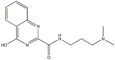 N-[3-(dimethylamino)propyl]-4-hydroxyquinazoline-2-carboxamide CAS#: 954845-03-5