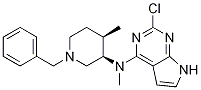 N-((3R,4R)-1-benzyl-4-Methylpiperidin-3-yl)-2-chloro-N-Methyl-7H-pyrrolo[2,3-d]pyriMidin-4-aMine CAS#: 923036-25-3
