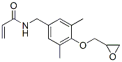 N-[4-(2,3-Epoxypropan-1-yloxy)-3,5-dimethylbenzyl]acrylamide CAS#: 99431-43-3