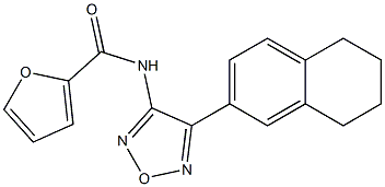 N-[4-(5,6,7,8-tetrahydro-2-naphthalenyl)-1,2,5-oxadiazol-3-yl]-2-furamide CAS#: 912910-50-0
