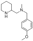 N-[(4-METHOXYPHENYL)METHYL]-N-METHYL-2-PIPERIDINEMETHANAMINE CAS#: 933737-92-9