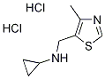 N-[(4-Methyl-1,3-thiazol-5-yl)methyl]-cyclopropanamine dihydrochloride CAS#: 921075-28-7
