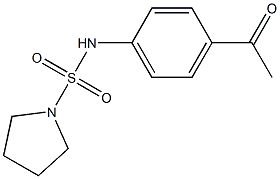 N-(4-acetylphenyl)pyrrolidine-1-sulfonamide CAS#: 941912-79-4