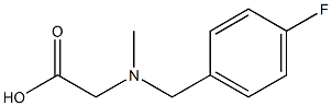 N-(4-fluorobenzyl)-N-methylglycine(SALTDATA: HCl) CAS#: 947013-86-7