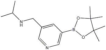N-((5-(4,4,5,5-tetramethyl-1,3,2-dioxaborolan-2-yl)pyridin-3-yl)methyl)propan-2-amine CAS#: 919347-30-1