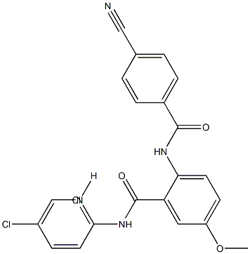 N-(5-Chloro-2-pyridinyl)-2-[(4-cyanobenzoyl)amino]-5-methoxybenzamide hydrochloride CAS#: 936539-81-0