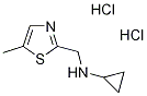 N-[(5-Methyl-1,3-thiazol-2-yl)methyl]-cyclopropanamine dihydrochloride CAS#: 920460-40-8