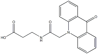 N-[(9-oxoacridin-10(9H)-yl)acetyl]-beta-alanine CAS#: 903862-54-4