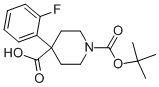 N-BOC-4-(O-FLUOROPHENYL)-4-PIPERIDINECARBOXYLIC ACID CAS#: 954125-26-9
