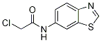 N-Benzothiazol-6-yl-2-chloro-acetaMide, 98+% C9H7ClN2OS, 分子量 226.68 CAS#: 916791-26-9