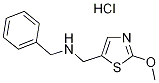 N-Benzyl-1-(2-methoxy-1,3-thiazol-5-yl)-methanamine hydrochloride CAS#: 937655-22-6
