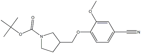 N-Boc-3-[(4-cyano-2-Methoxyphenoxy)Methyl]-1-pyrrolidine CAS#: 954234-94-7
