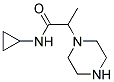 N-CYCLOPROPYL-2-PIPERAZIN-1-YLPROPANAMIDE CAS#: 923225-24-5