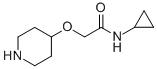N-CYCLOPROPYL-2-(PIPERIDIN-4-YLOXY)ACETAMIDE CAS#: 912761-41-2