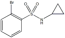 N-Cyclopropyl 2-bromobenzenesulfonamide CAS#: 951883-93-5