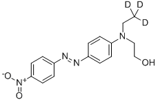 N-Ethyl-N-(2-hydroxyethyl)-4-(4-nitrophenylazo)aniline,  2-{Ethyl-d3-[4-(4-nitro-phenylazo)phenyl]amino}ethanol CAS#: 947601-97-0