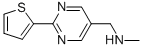 N-METHYL-(2-THIEN-2-YLPYRIMIDIN-5-YL)METHYLAMINE CAS#: 921939-14-2