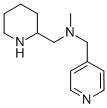 N-METHYL-N-(2-PIPERIDINYLMETHYL)-4-PYRIDINEMETHANAMINE CAS#: 933760-74-8