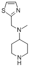 N-METHYL-N-(2-THIAZOLYLMETHYL)-4-PIPERIDINAMINE CAS#: 933760-22-6