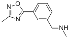 N-Methyl-3-(3-methyl-1,2,4-oxadiazol-5-yl)benzylamine CAS#: 921938-59-2