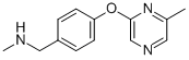 N-Methyl-4-[(6-methylpyrazin-2-yl)oxy]benzylamine CAS#: 912569-67-6