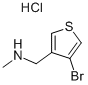 N-Methyl-[(4-bromothien-3-yl)methyl]amine hydrochloride CAS#: 944450-82-2