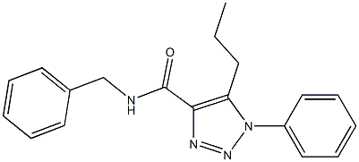N-benzyl-1-phenyl-5-propyl-1H-1,2,3-triazole-4-carboxamide CAS#: 950244-85-6