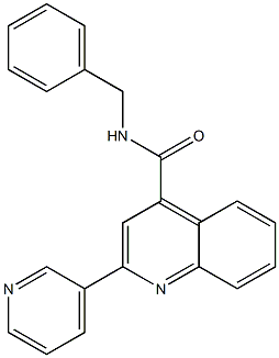 N-benzyl-2-(pyridin-3-yl)quinoline-4-carboxamide CAS#: 954305-59-0