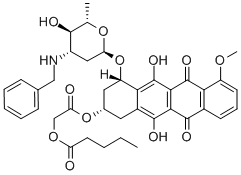 N-benzyladriamycin-14-valerate CAS#: 98983-21-2